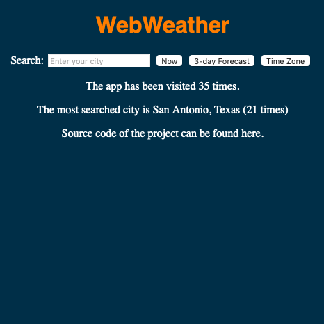 WebWeather
